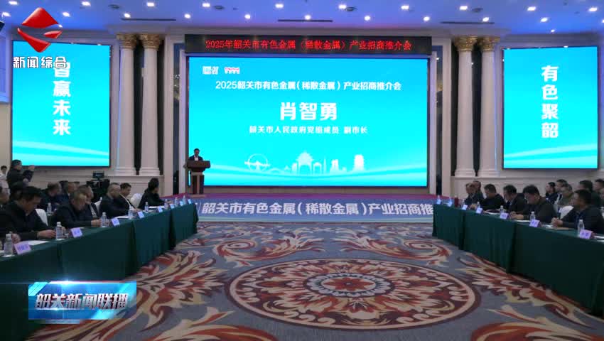 2025年韶關市有色金屬(稀散金屬)產(chǎn)業(yè)招商推介會召開